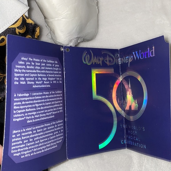 Walt Disney World 50th Anniversary Mickey Mouse Pirates Of The Caribbean Plush - Picture 10 of 13